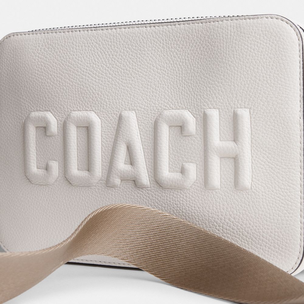 Coach Charter Crossbody Bag 24 With  Graphic In Chalk