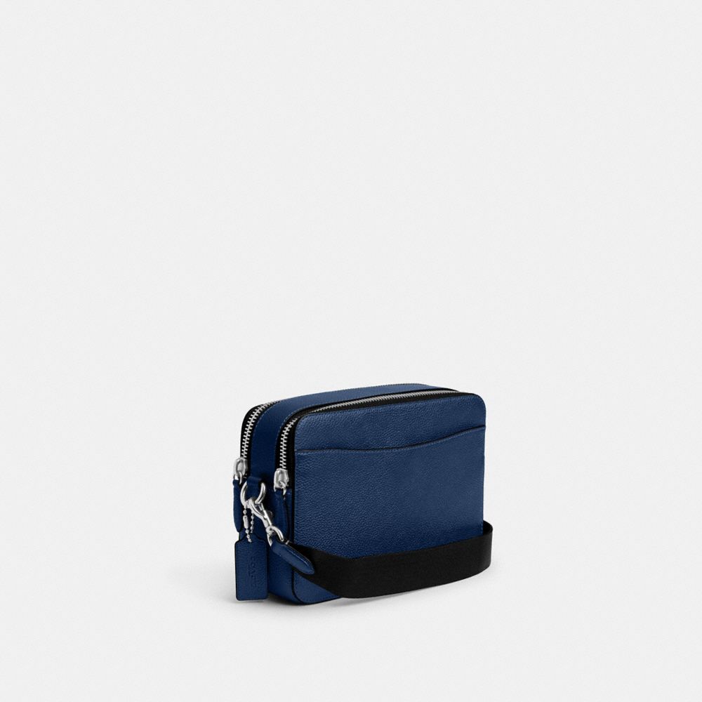 Coach Charter Crossbody Bag 24 With  Graphic In Deep Blue