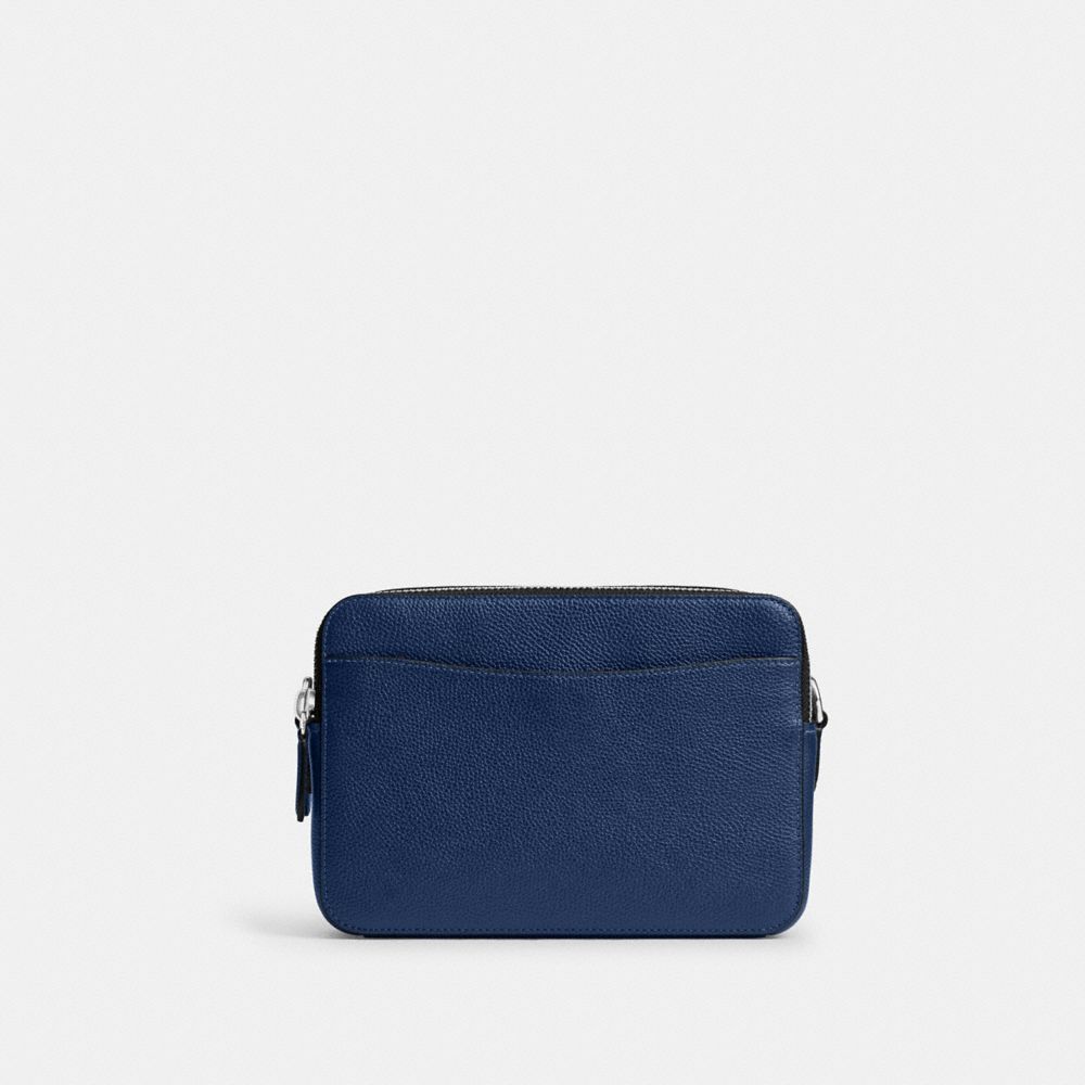 Coach Charter Crossbody Bag 24 With  Graphic In Deep Blue