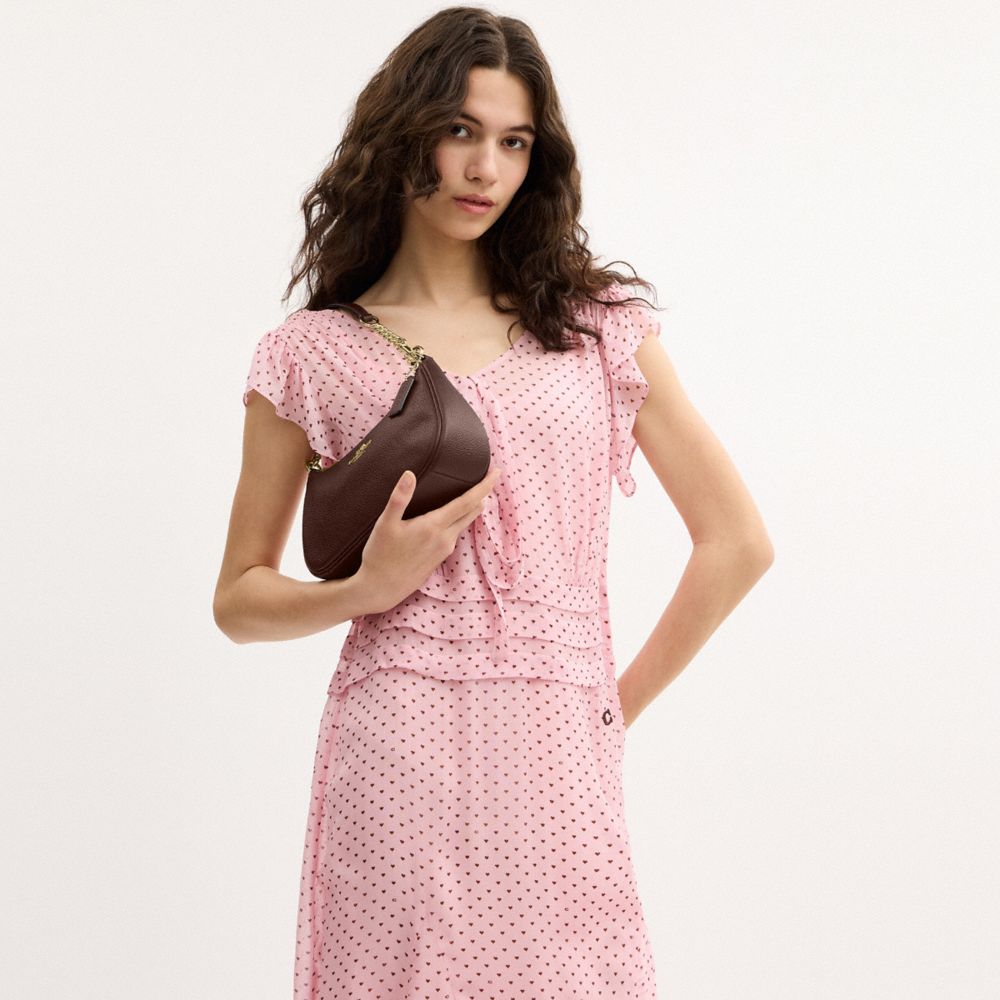 COACH®,Teri Shoulder Bag,Shoulder Bag,Logo,Metal,Chain Detail,Casual,,Detail View