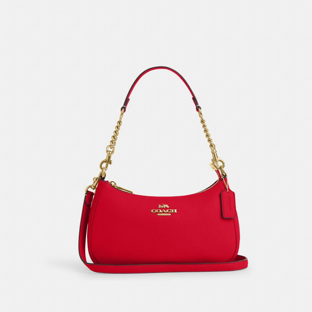 Gold Bold Red Teri Shoulder Bag