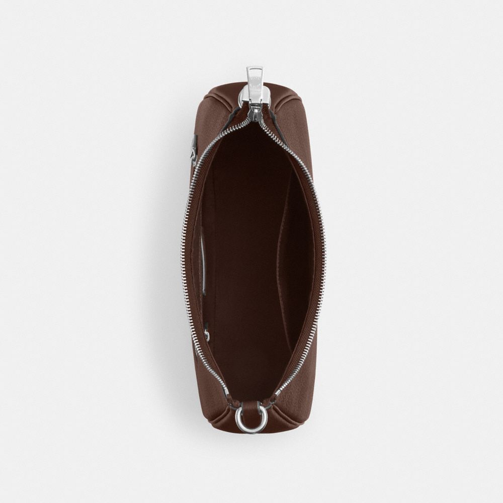 COACH®,Teri Hobo Bag,Shoulder Bag,Metal,Logo,Casual,Brown,Inside View,Top View