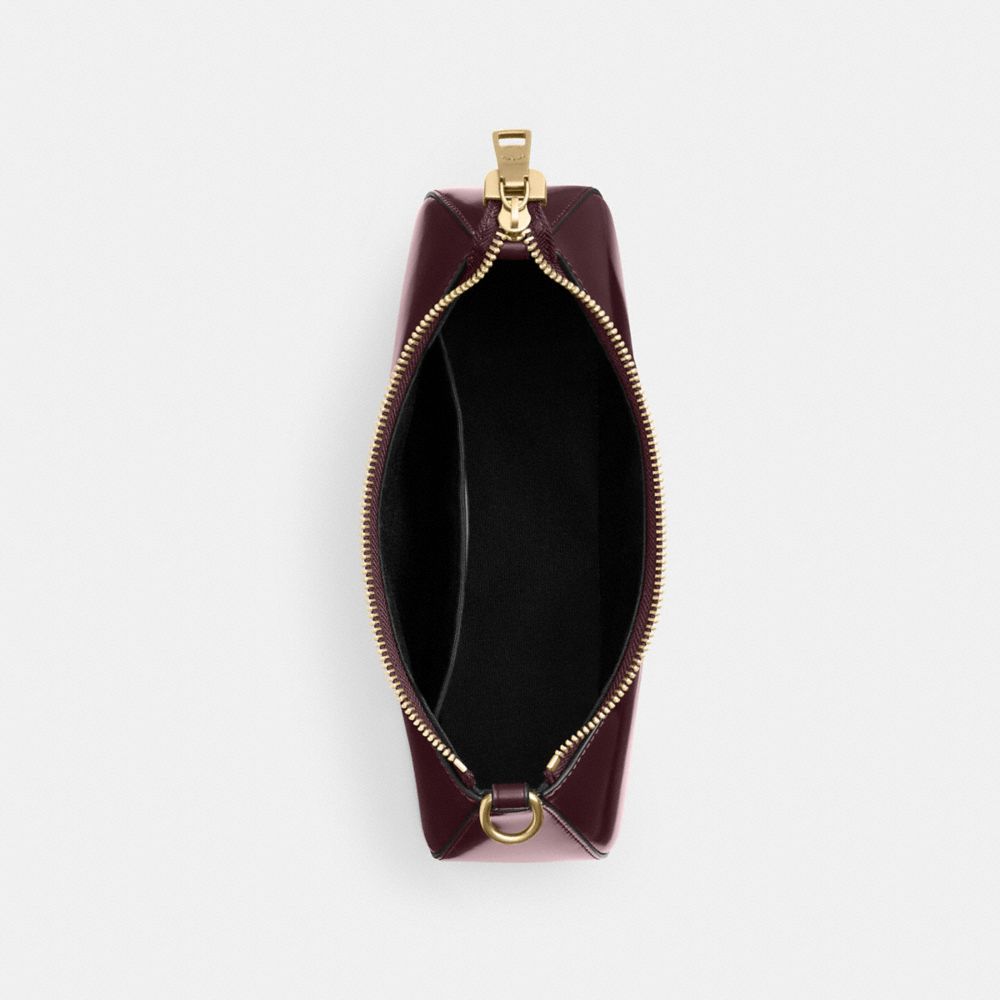 COACH®,Teri Shoulder Bag,Shoulder Bag,Logo,Casual,Maroon,Inside View,Top View