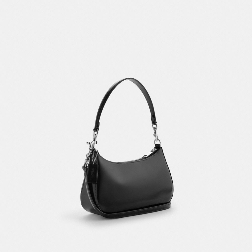 COACH®,Teri Shoulder Bag,Shoulder Bag,Logo,Casual,Black,Angle View