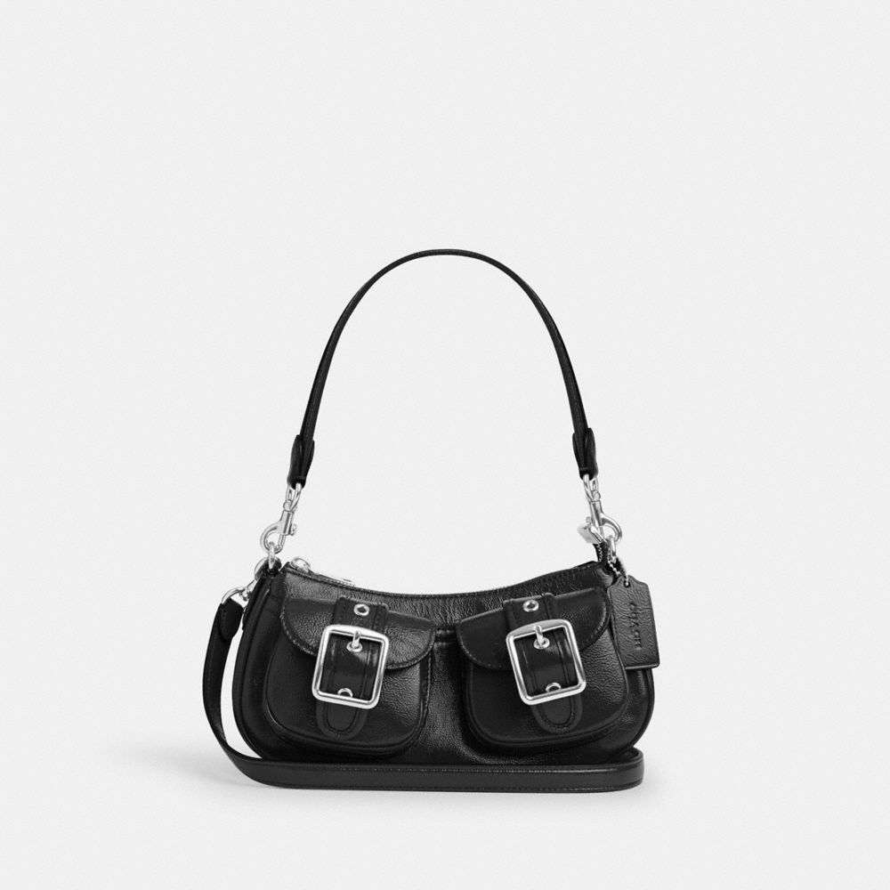 COACH®,Ashton Bag,Shoulder Bag,Casual,Day Party,Black,Front View