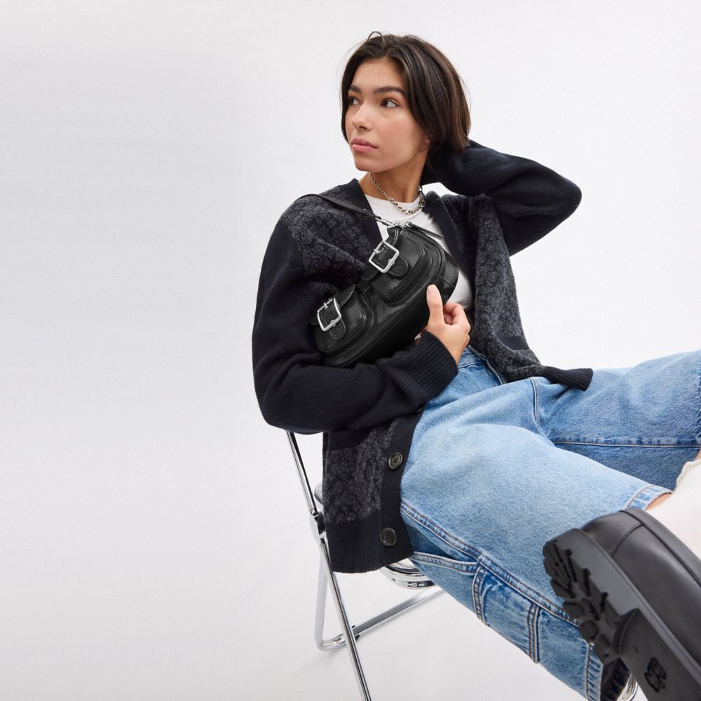 COACH®,Ashton Bag,Shoulder Bag,Day Party,Casual,Black,Detail View
