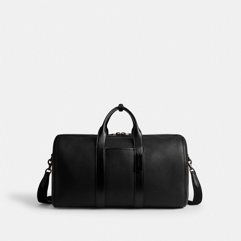 COACH®,Gotham Duffle Bag 45,Duffle Bag,Black,Front View