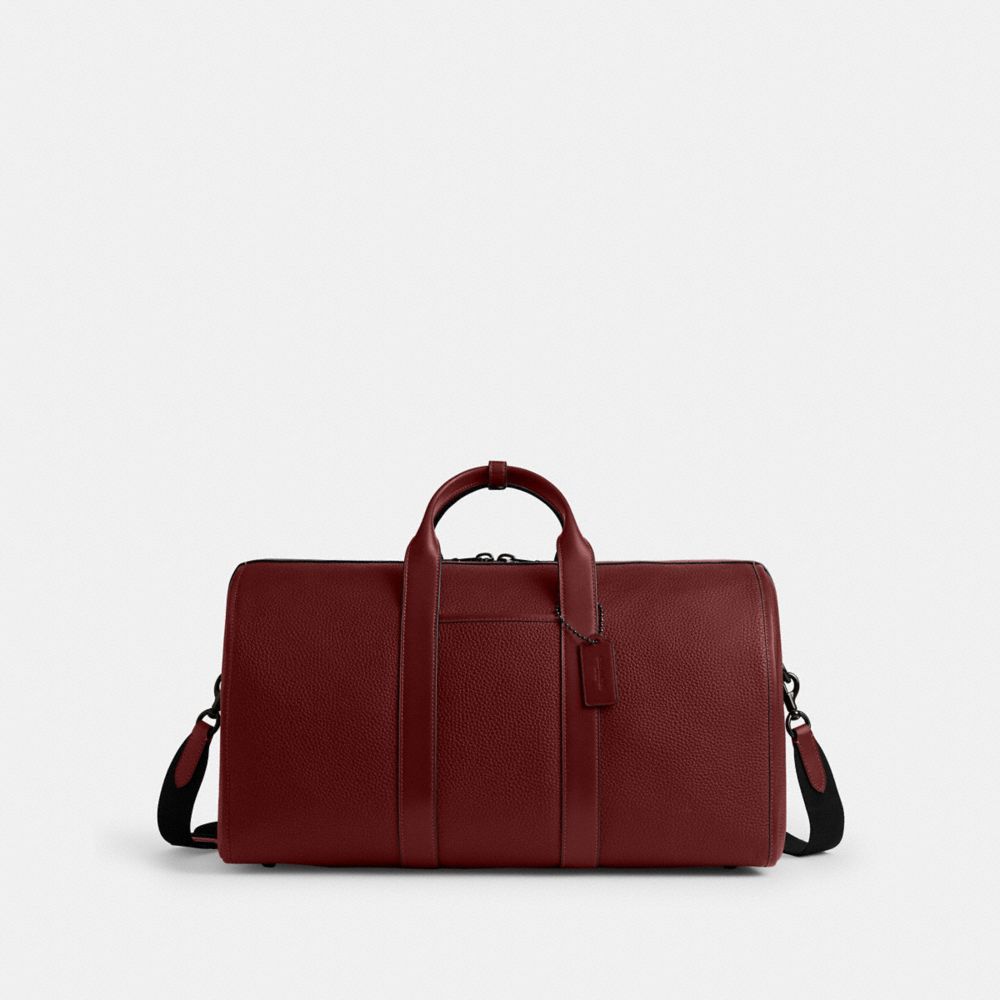 COACH®,Gotham Duffle Bag 45,Duffle Bag,Maroon,Front View