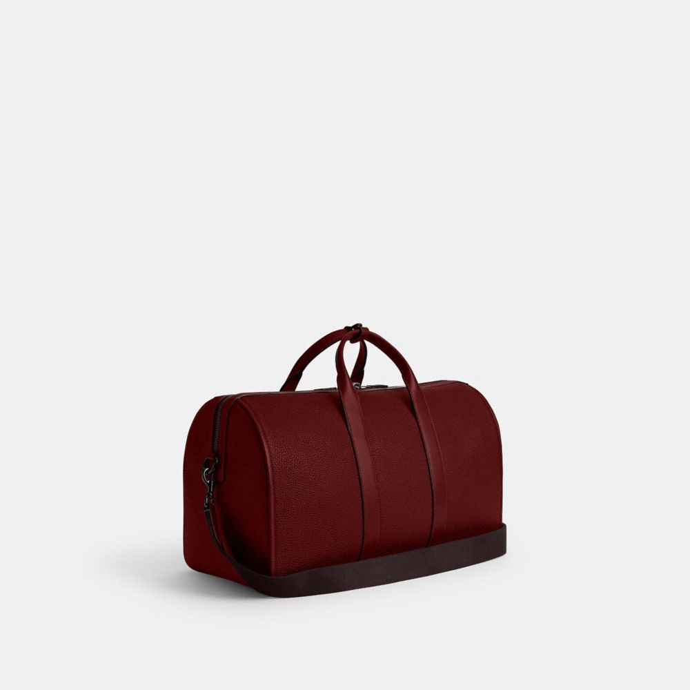 COACH®,Gotham Duffle Bag 45,Duffle Bag,Maroon,Angle View