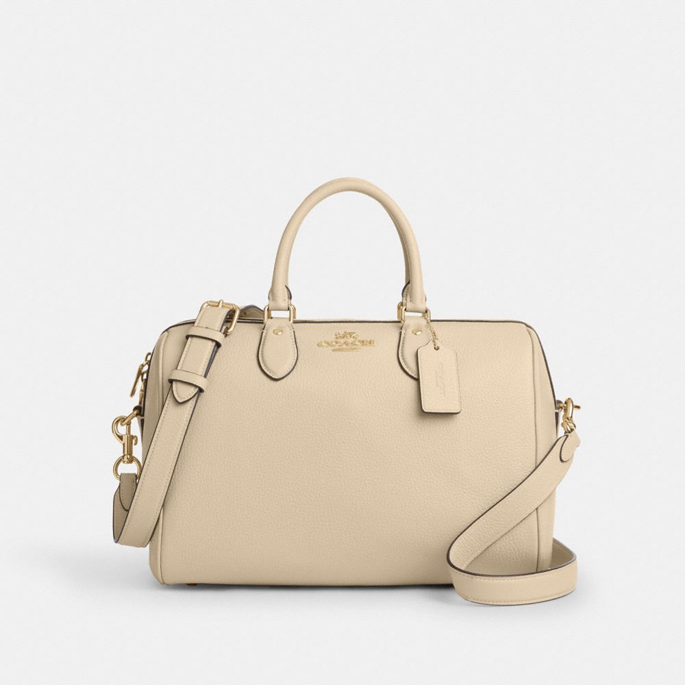 Beige satchel bag best sale