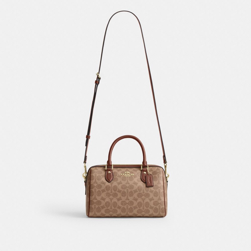 Rowan Satchel Bag In Signature Canvas