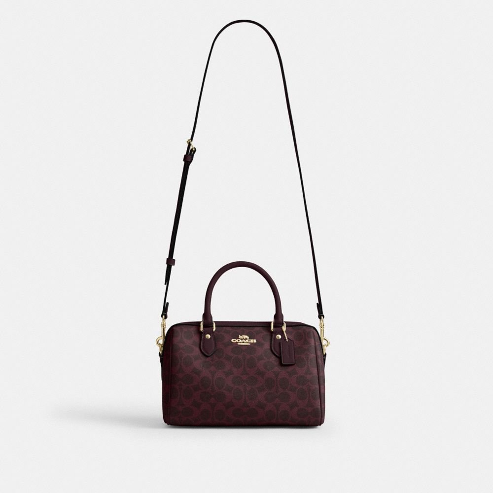 Rowan Satchel Bag Signature Canvas