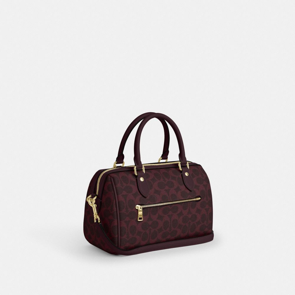 Rowan Satchel Bag Signature Canvas