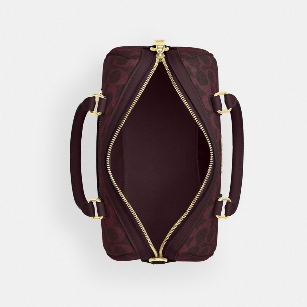 Rowan Satchel Bag Signature Canvas