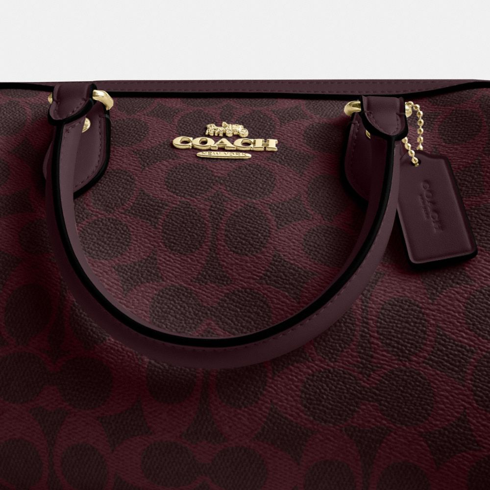 Rowan Satchel Bag Signature Canvas