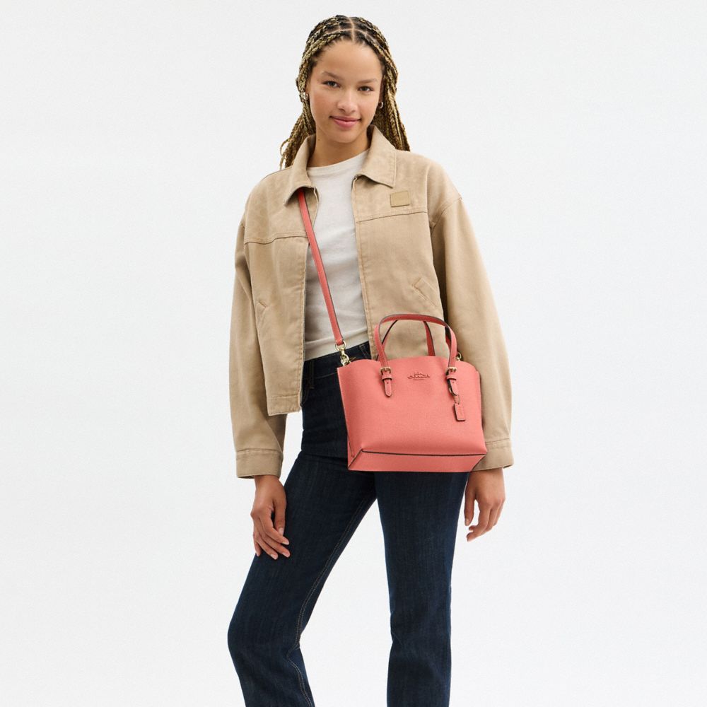 COACH®,Mollie Tote Bag 25,Crossbody,Logo,Casual,Work,Pink