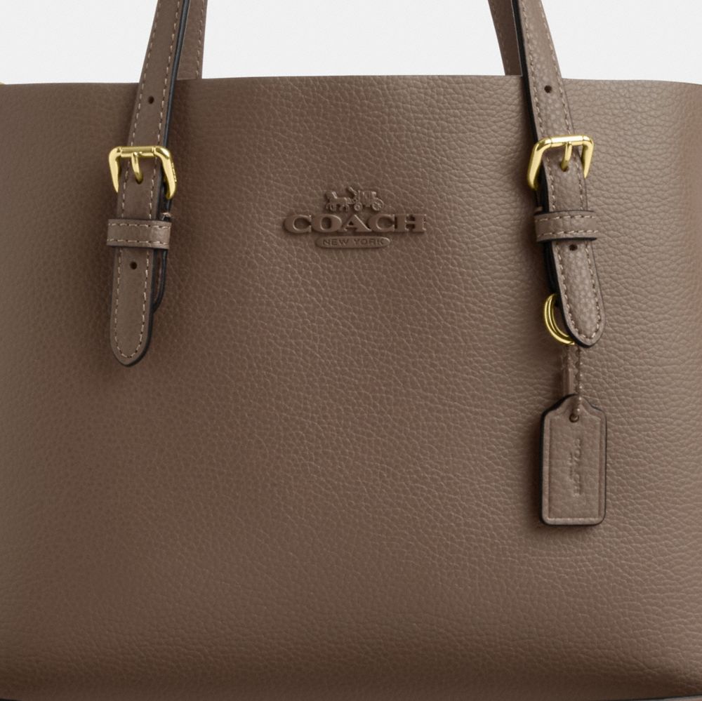 COACH®,Mollie Tote Bag 25,Crossbody,Logo,Work,Casual,Brown