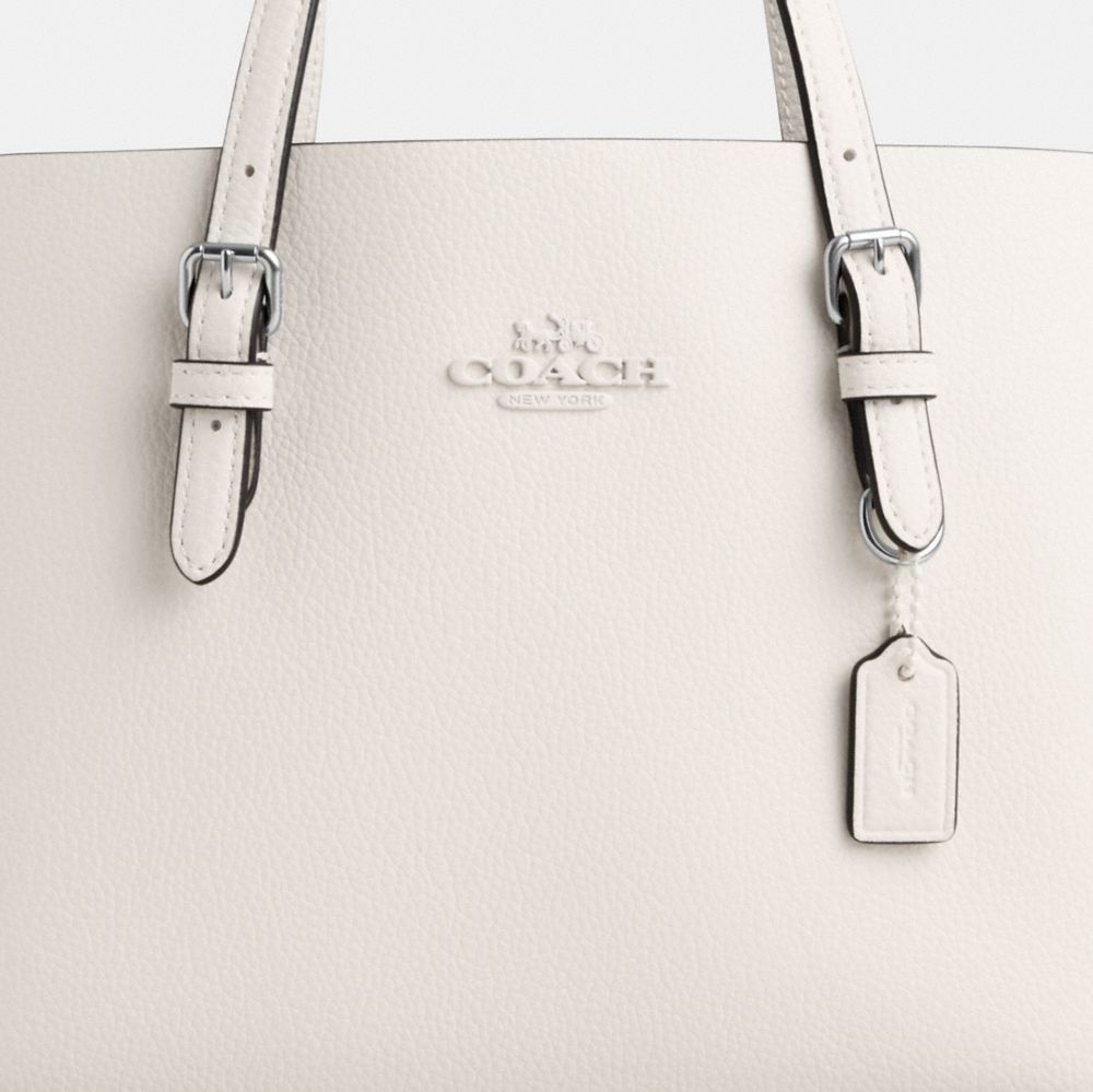 COACH®,Mollie Tote Bag 25,Crossbody,Logo,Casual,Work,White