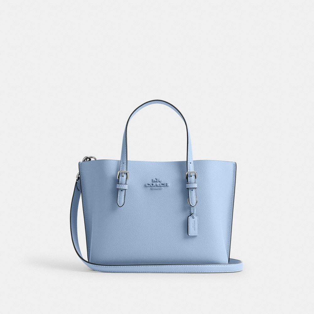 COACH®,モリー トート バッグ 25,トートバッグ,ｼﾙﾊﾞｰ/ﾌﾞﾙｰﾍﾞﾙ