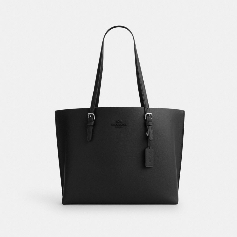 Silver Black Mollie Tote Bag