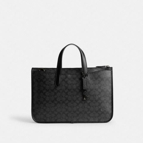 Мужские сумки Coach Isaac Workbag In Signature Canvas