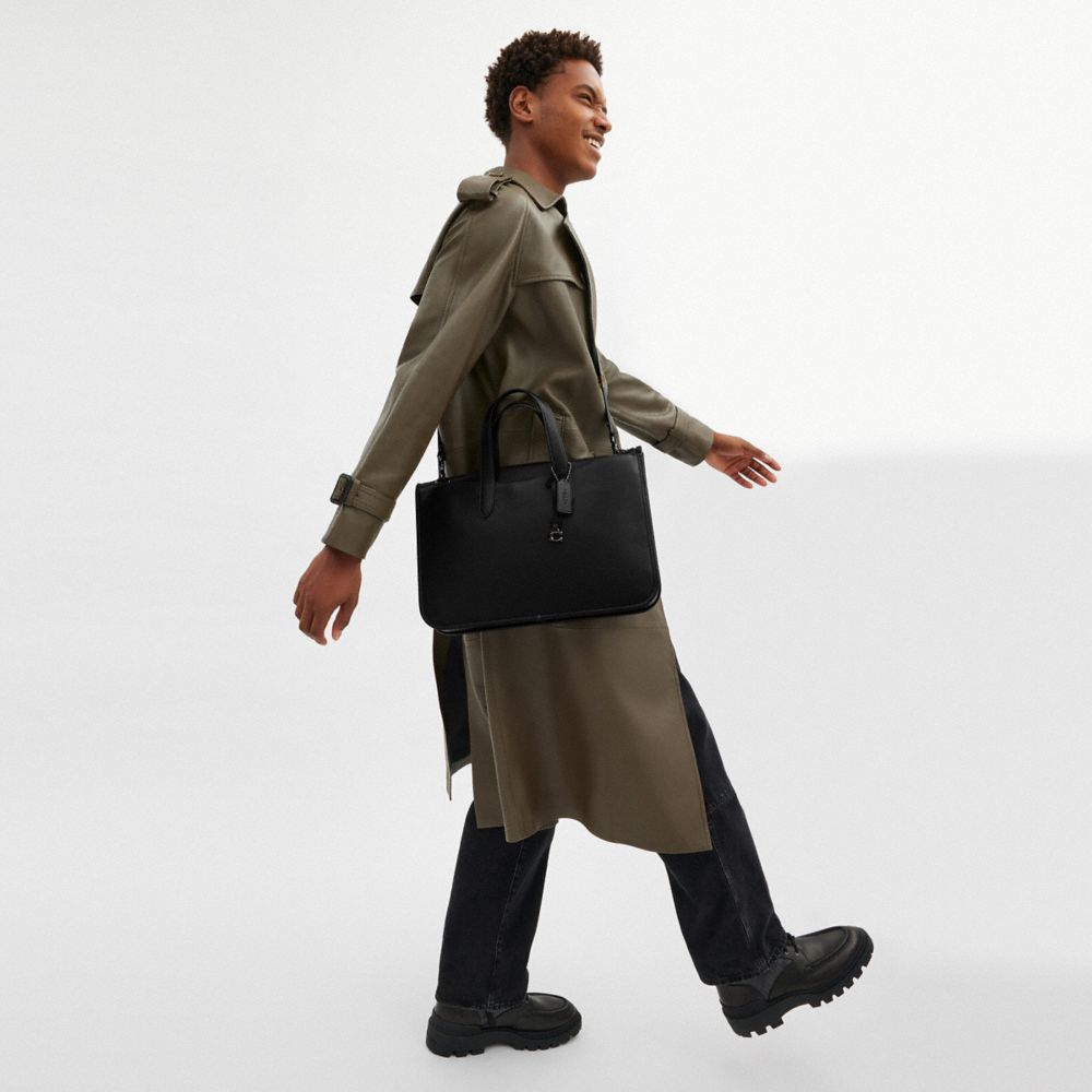 Coach Isaac Workbag In Black