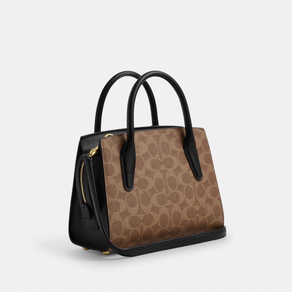 COACH®,Andrea Carryall Bag In Signature Canvas,,Angle View