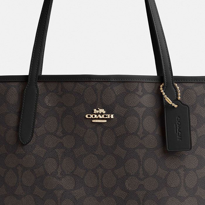 COACH® Outlet | City Tote Bag In Signature Canvas