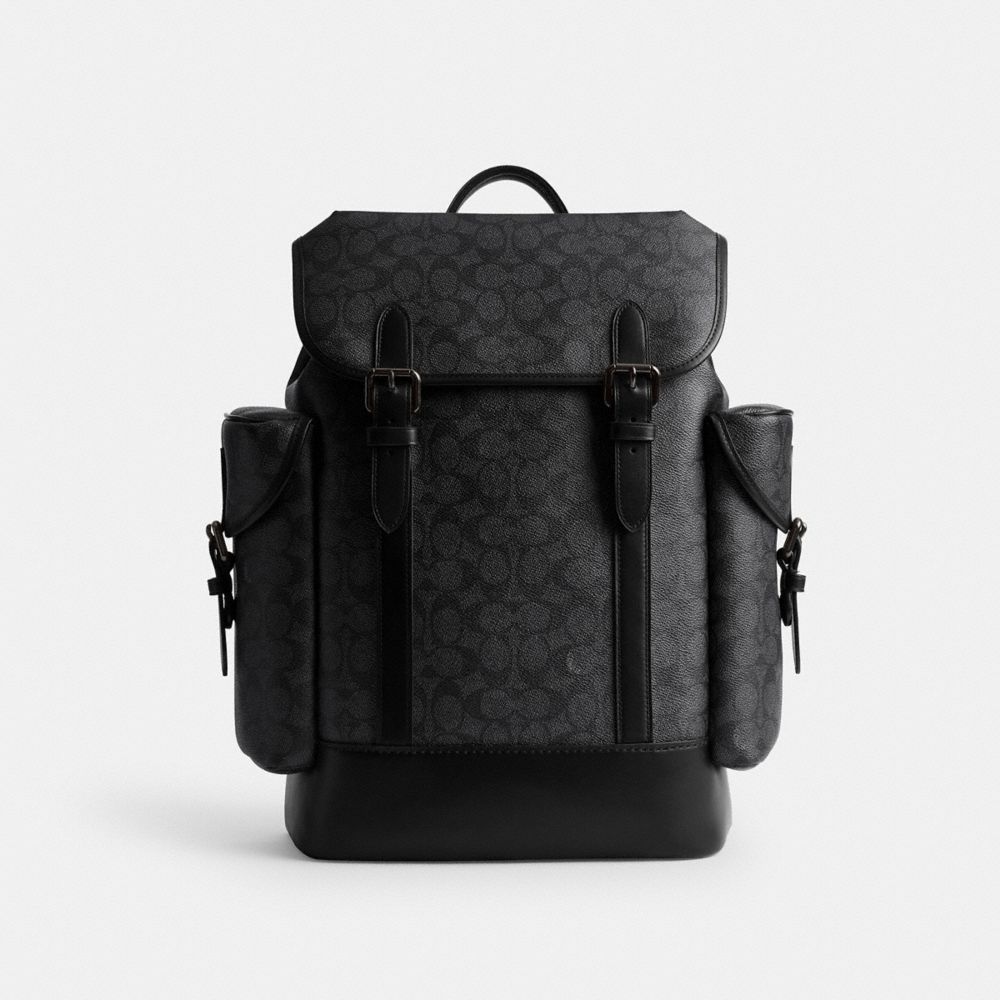 Coach signature backpack sale