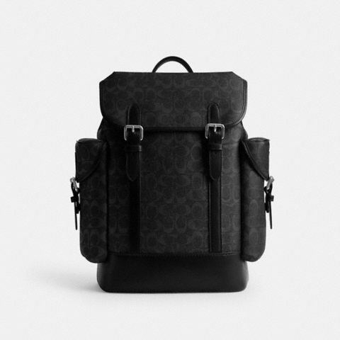 Рюкзак Coach Hitch Backpack In Signature Canvas