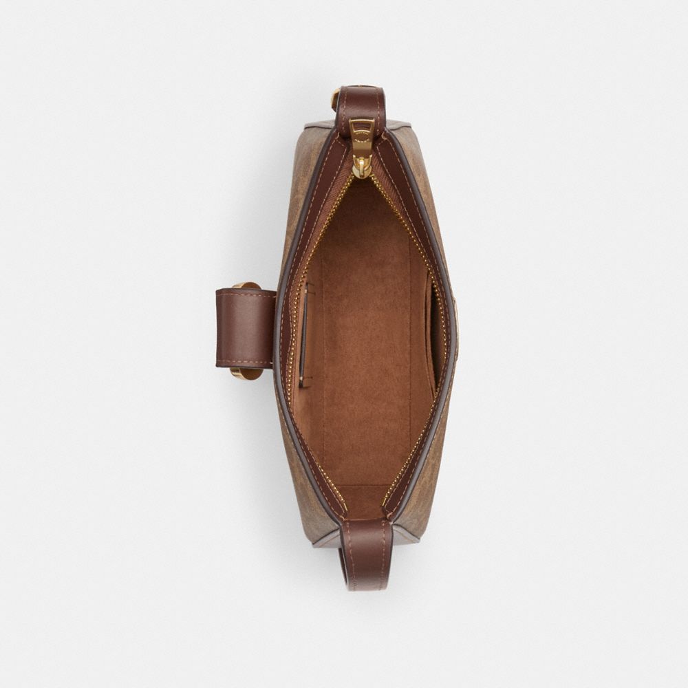 COACH®,エライザ ショルダー バッグ・シグネチャー キャンバス,ショルダーバッグ,