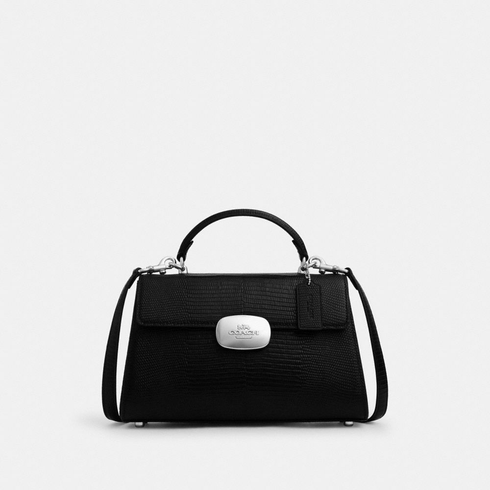 Black top handle handbag hotsell