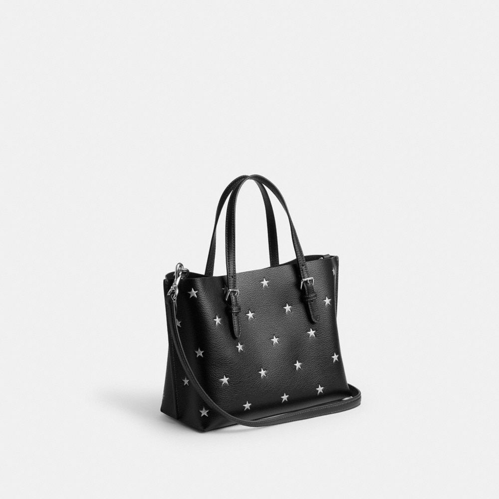 COACH®,モリー トート バッグ 25・スター プリント,トートバッグ,ｼﾙﾊﾞｰ/ﾌﾞﾗｯｸ ﾏﾙﾁ