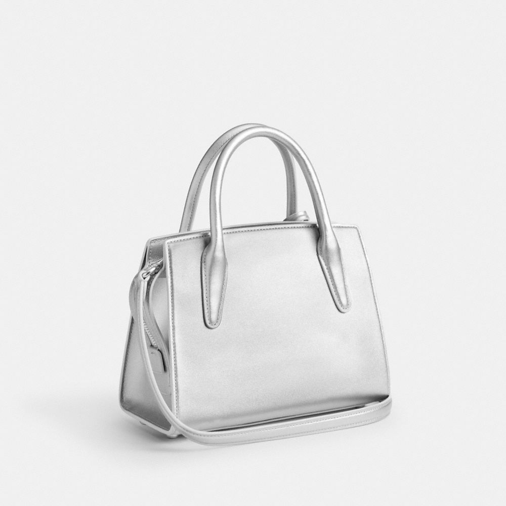 COACH®,アンドレア キャリーオール バッグ,ハンドバック&サッチェル,ｼﾙﾊﾞｰ/ﾗｲﾄ ｼﾙﾊﾞｰ