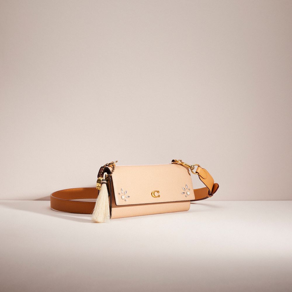 COACH®,Upcrafted Double Up Wallet Creation,Pink,Angle View