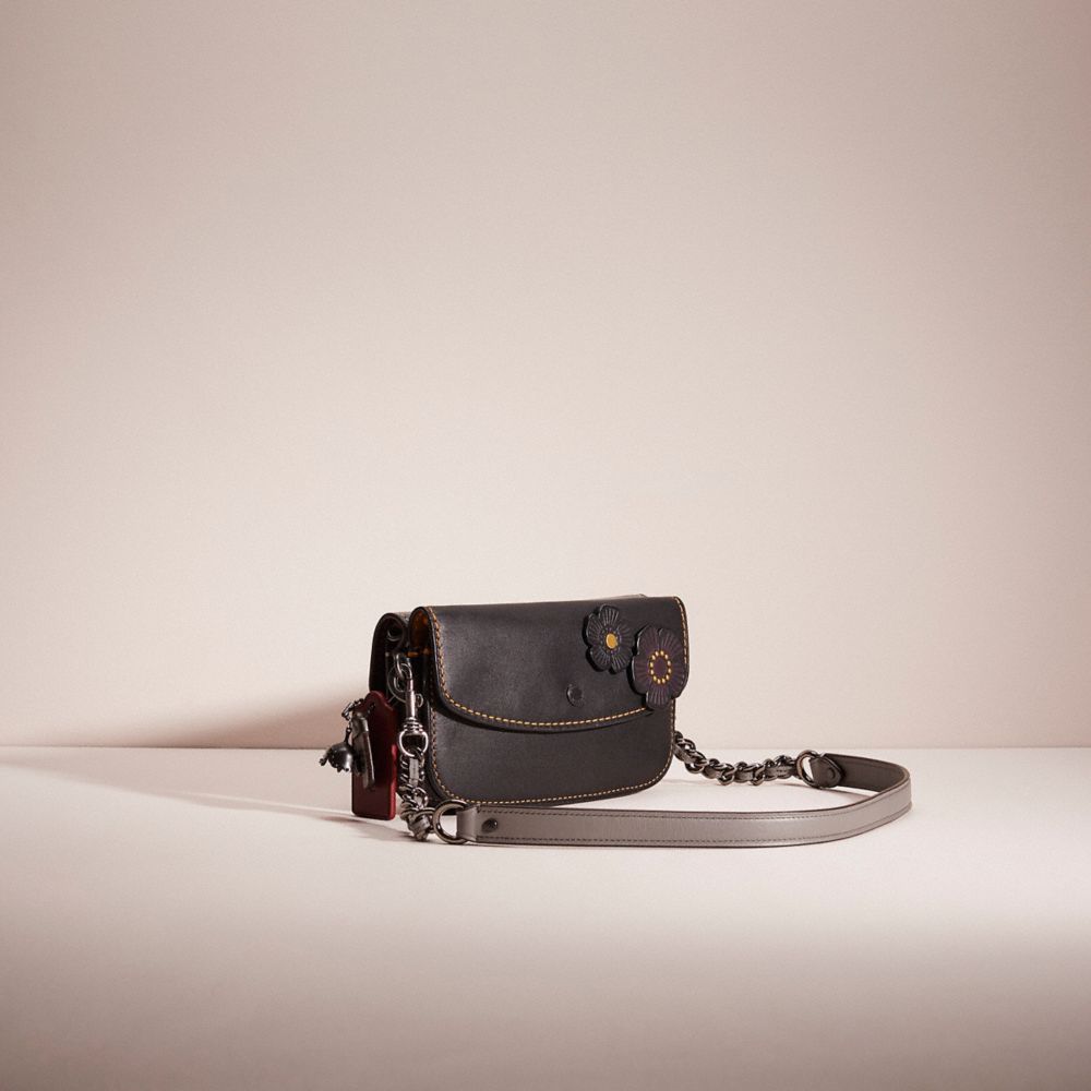 COACH®,Upcrafted Double Up Clutch Creation,Gray,Angle View