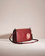 COACH®,UPCRAFTED DINKY,Glovetanned Leather,Pewter/Bordeaux 1941 Red,Angle View