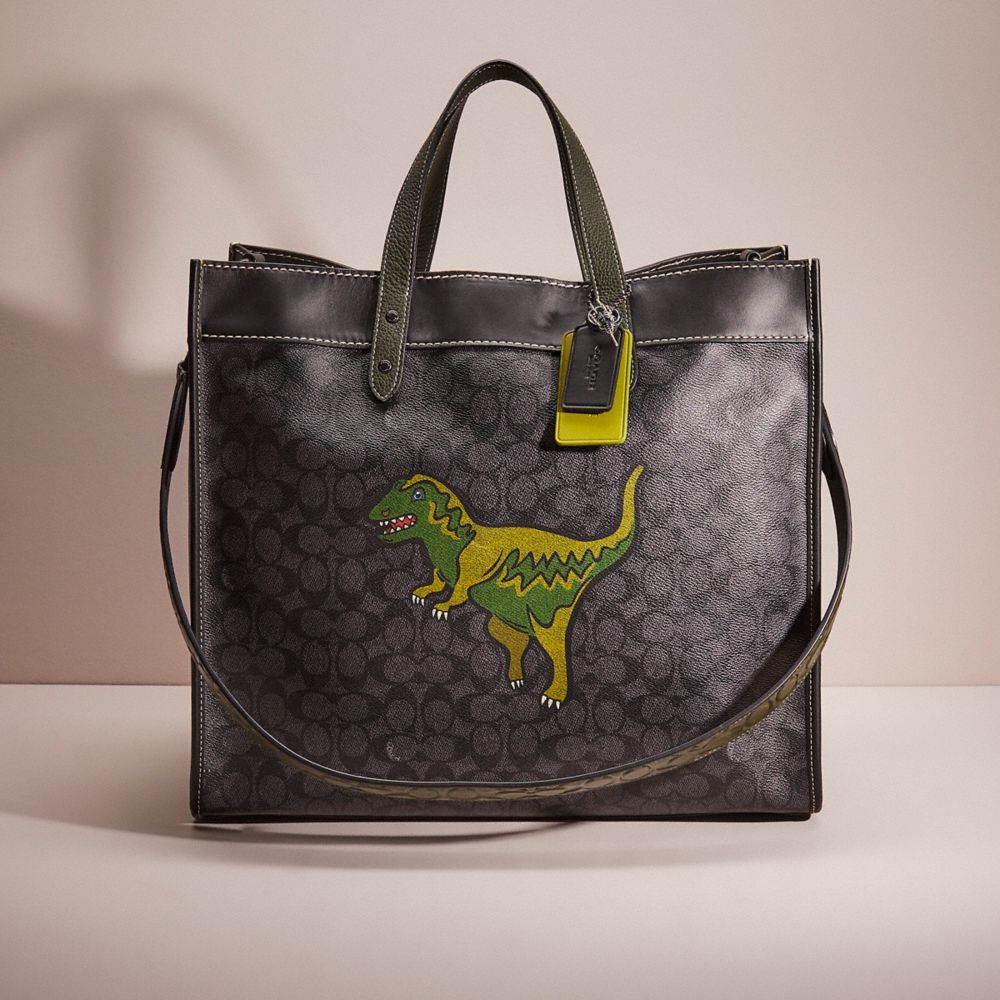 Central tote with zip online with rexy and carriage