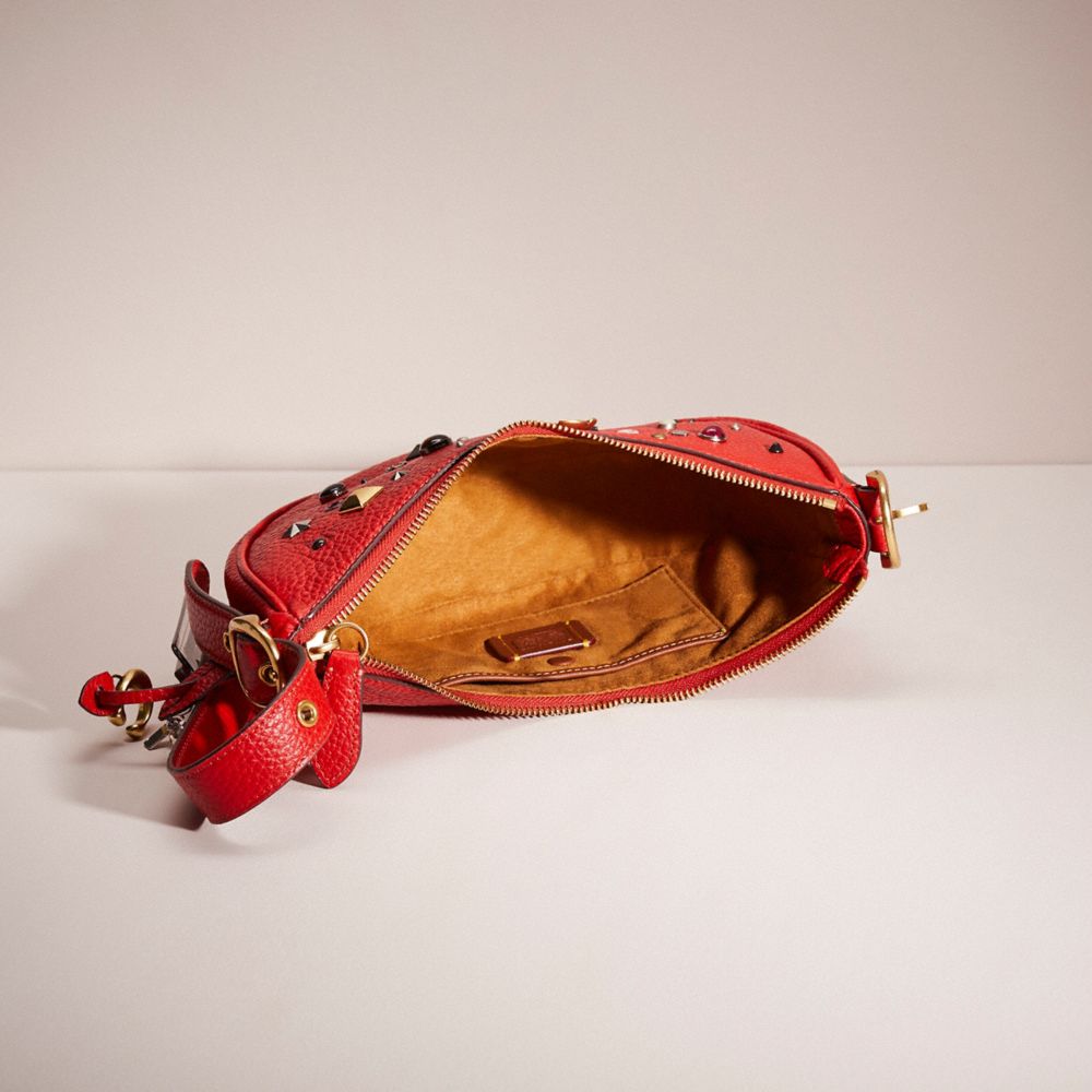 COACH®,Upcrafted Luna Shoulder Bag,,Inside View,Top View