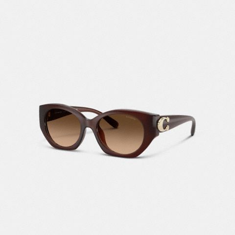 Coach Maxi Sculpted C Oval Sunglasses