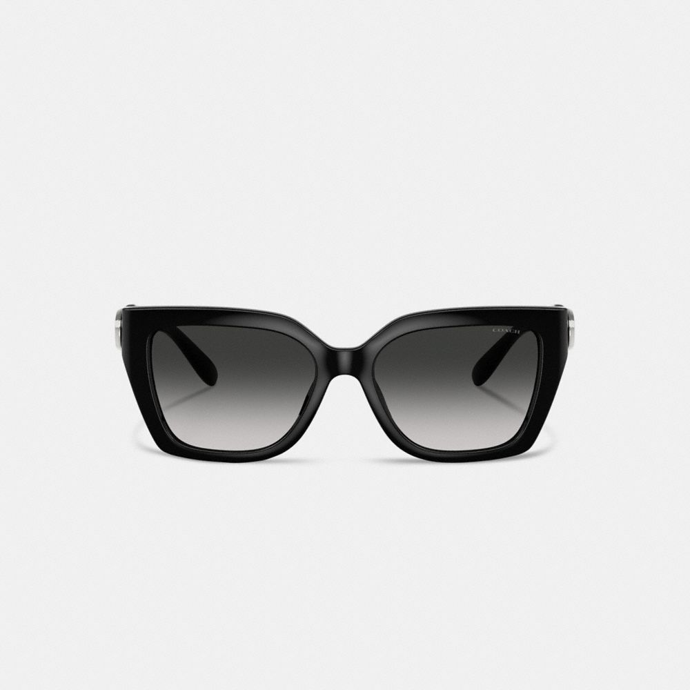Coach Full Fit Maxi Sculpted C Square Cat Eye Sunglasses — фото 3