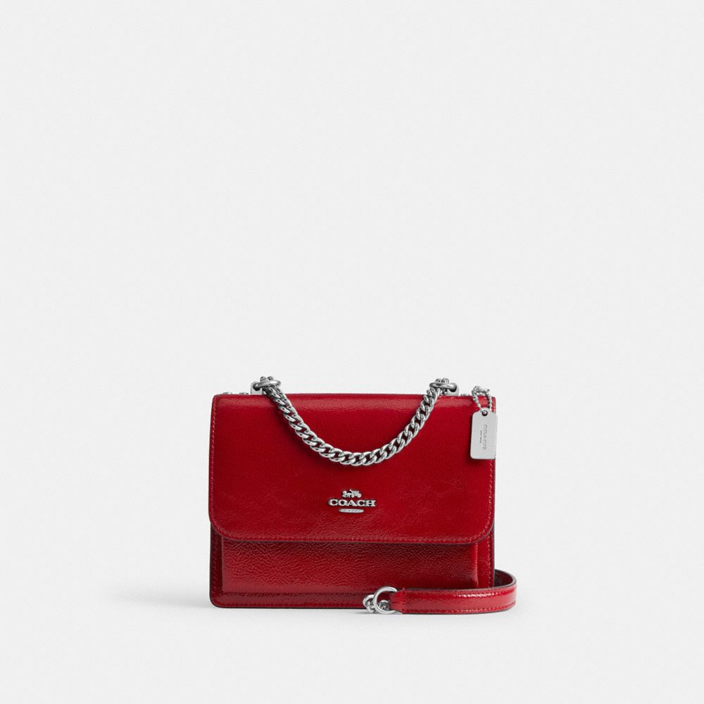 Coach red crossbody handbag sale