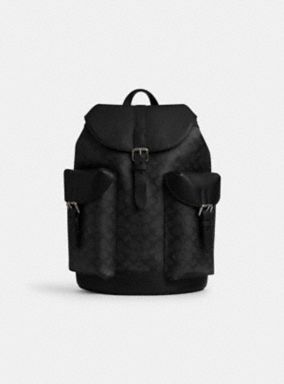 Warner Backpack In Signature Canvas