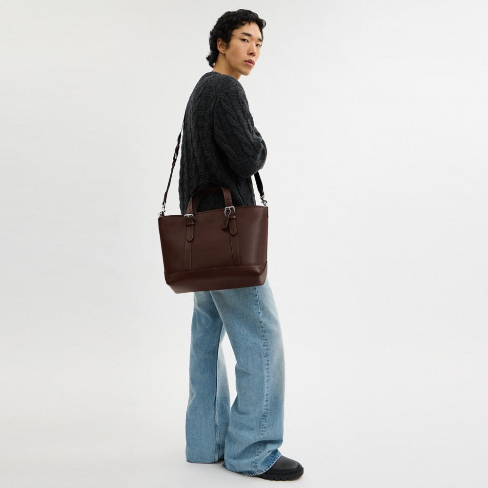 COACH®,Warner Tote Bag,Tote,Work,Brown,Detail View