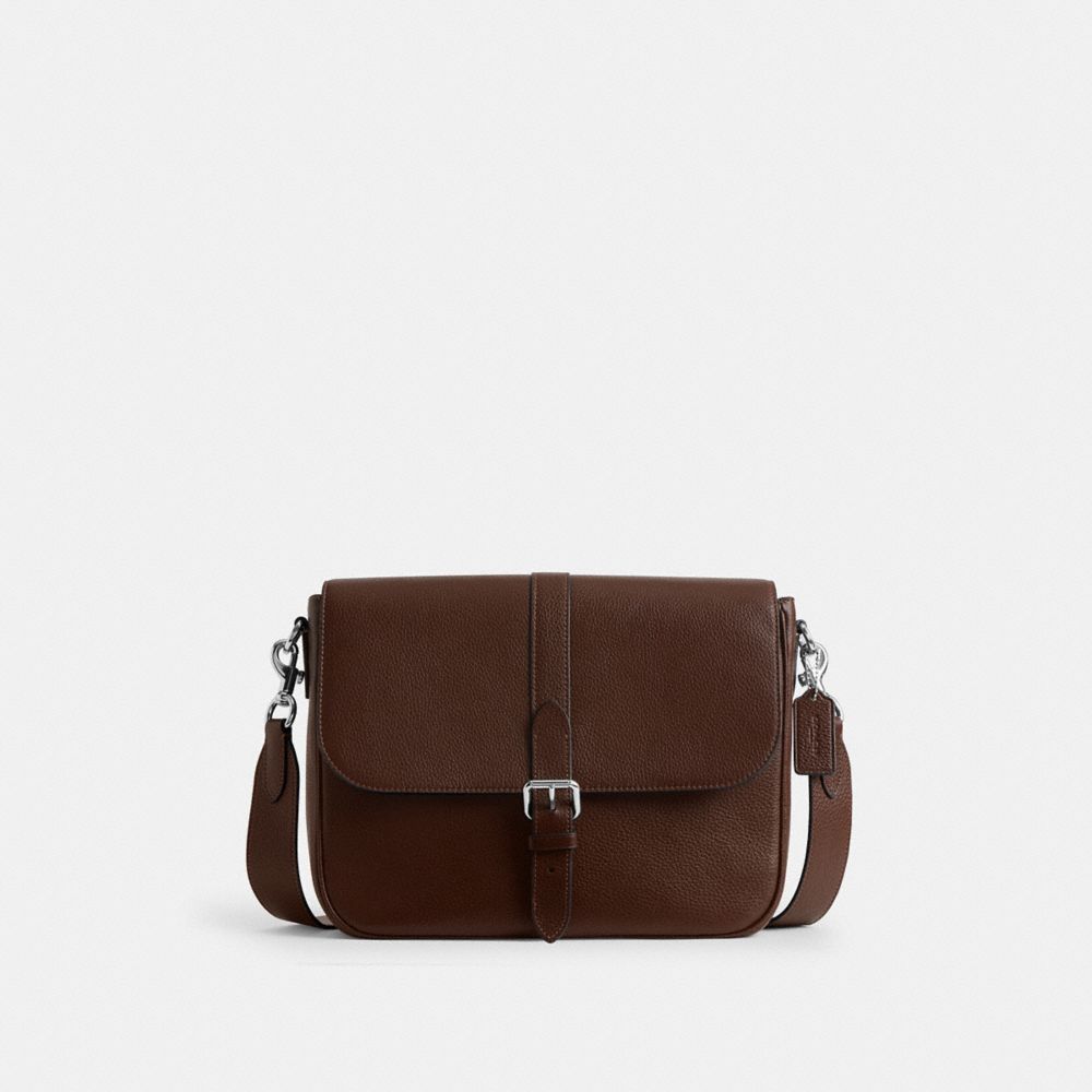 Coach leather messenger crossbody sale