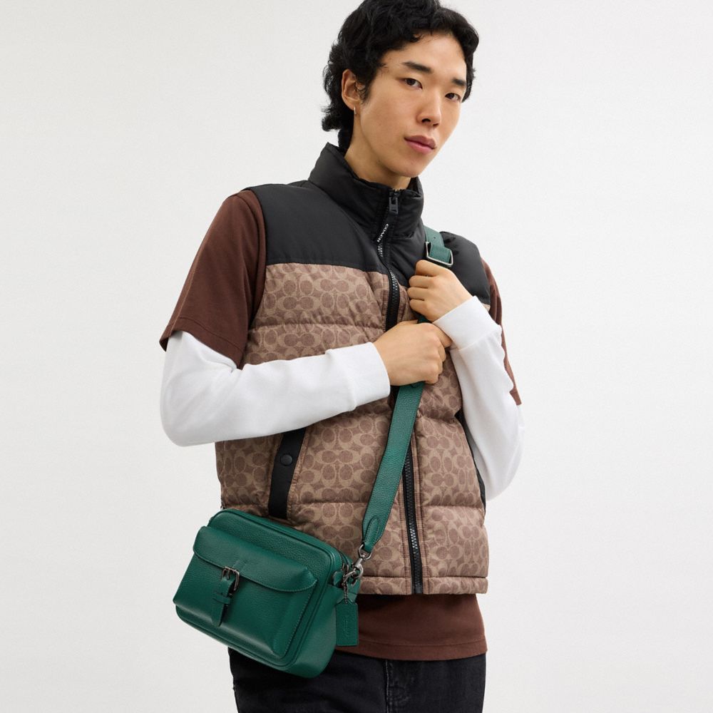 国内発送coach＊WarnerCrossbody Bag＊メンズクロスボディバッグ Coach】ワーナー クロスボディ バッグ ◇国内発送◇ (Coach