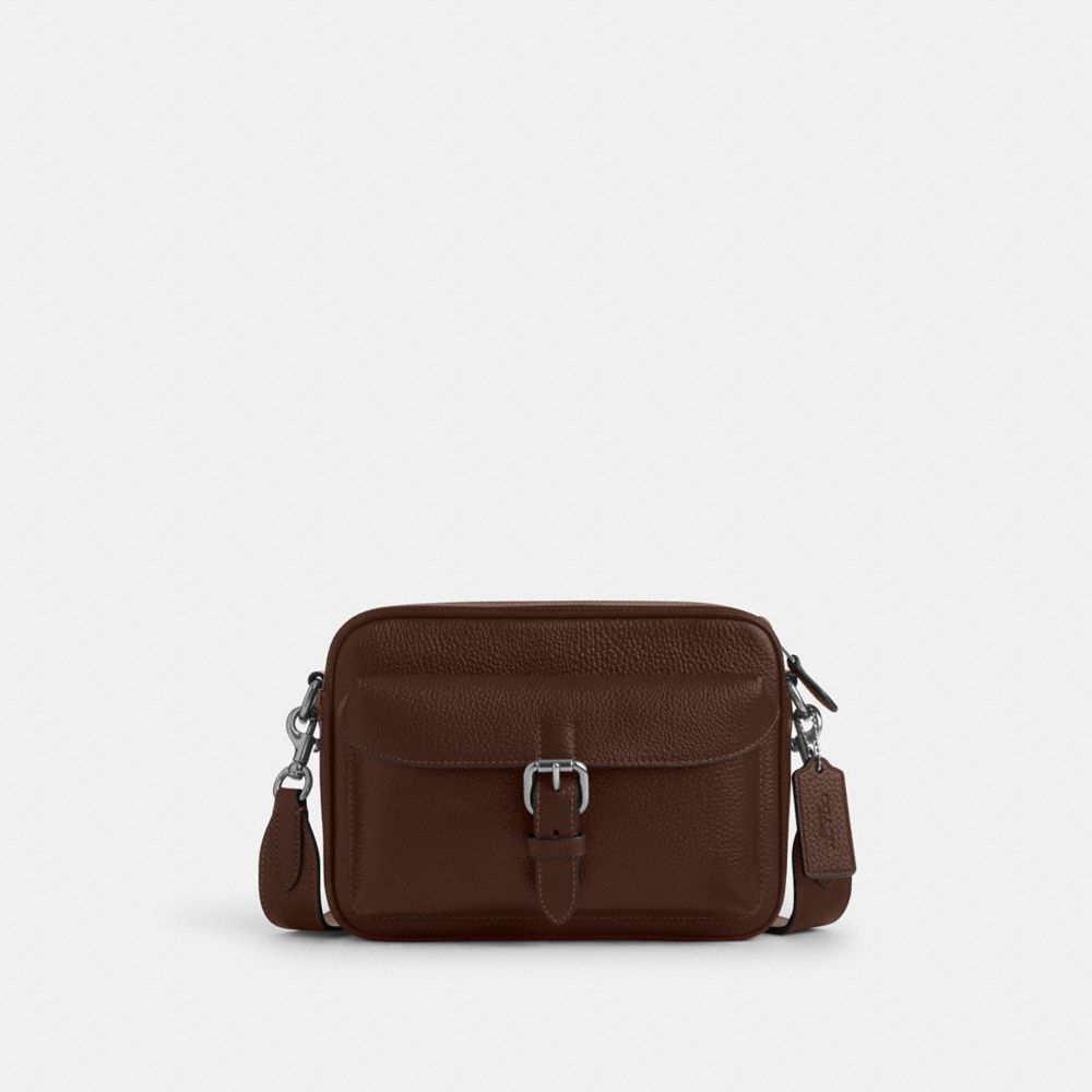 COACH®,Warner Crossbody Bag,Crossbody,Casual,Brown,Front View