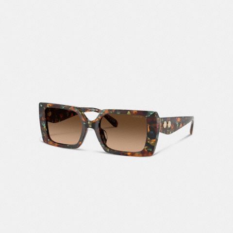 Coach Rivet Oversized Square Sunglasses