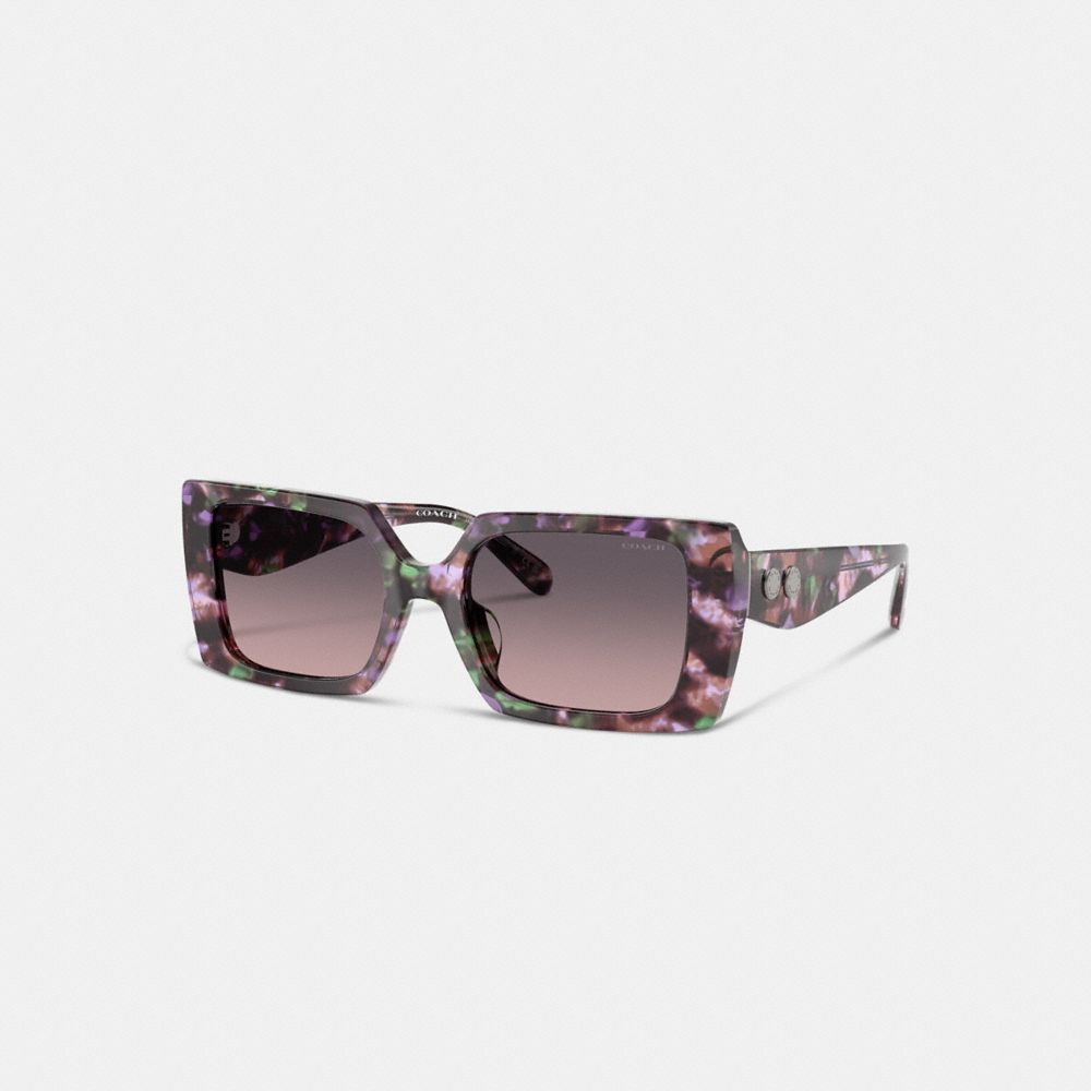 Purple square sunglasses best sale