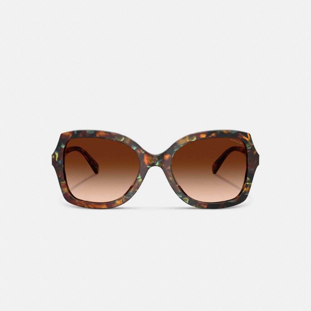 Rivet Geometric Square Sunglasses